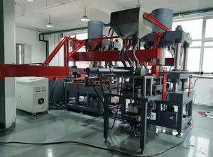 Fuel cell bipolar plate forming machine