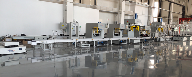 Transmission box assembly line